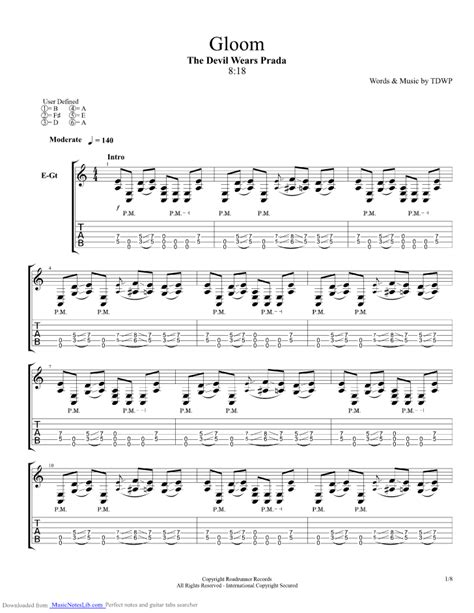 Revive chords & tabs by The Devil Wears Prada @ 911Tabs